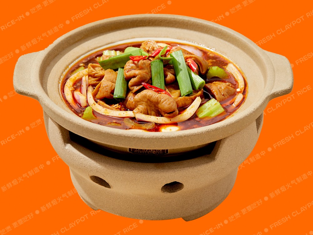 香辣肥肠煲